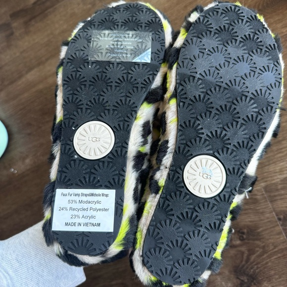 New Fur leopard UGG sandals - Picture 4 of 4